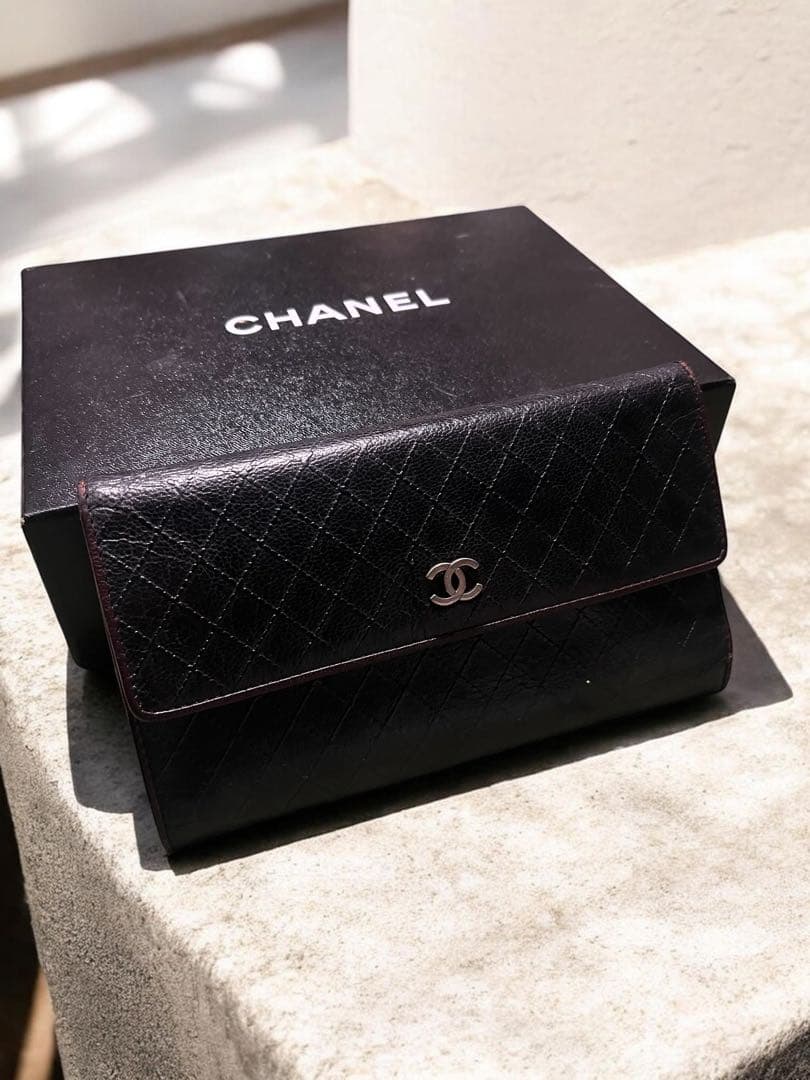 CHANEL シャネル 長財布 ビコローレ フラップウォレット ブラック CHANEL（シャネル） （未使用 展示品）シャネル ビコローレ ココマーク