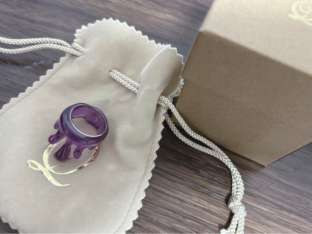 Q-pot メルトリング パープル - メルカリ