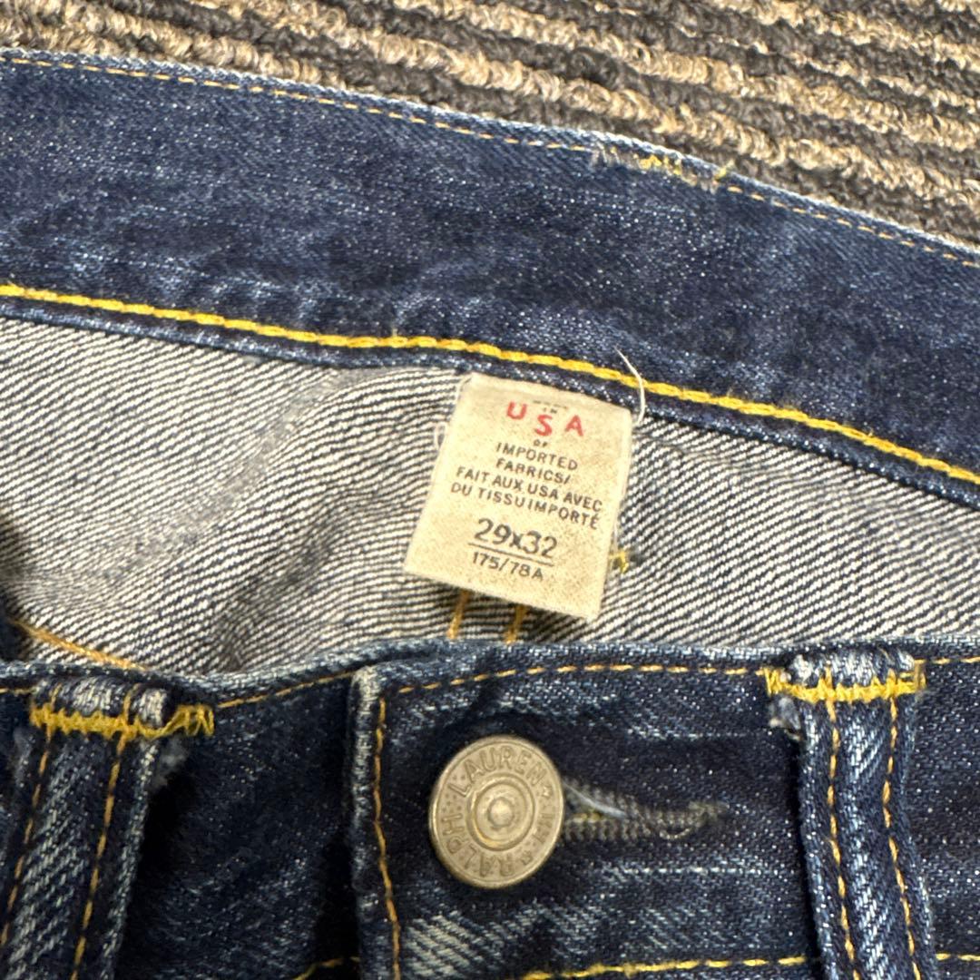 極美品⭐︎色落ち&シルエット最高◎ RRL ストレートデニム 赤耳 | 激安