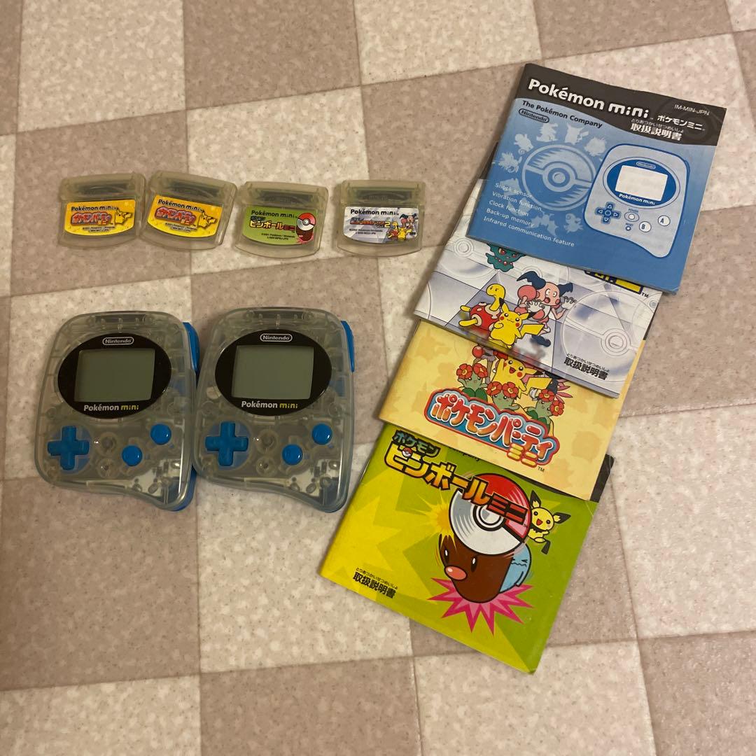 Nintendo pokemon mini ポケモンミニ ソフト付き - メルカリ