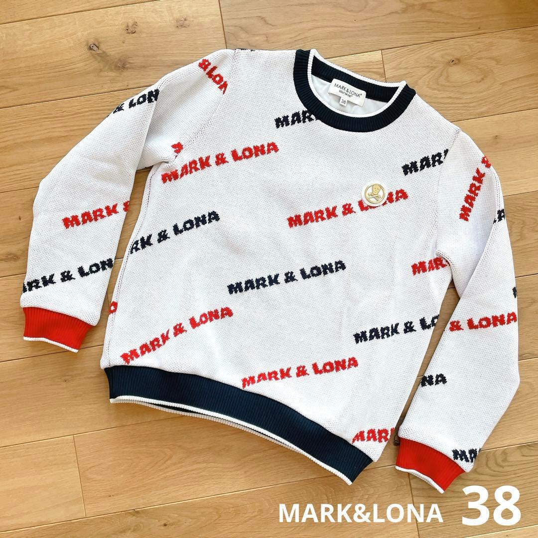 MARK & LONA ロゴセーター 38 MARK&LONA - 【26SS】【レディース】 MERIDIAN EMBOSS LOGO KNIT