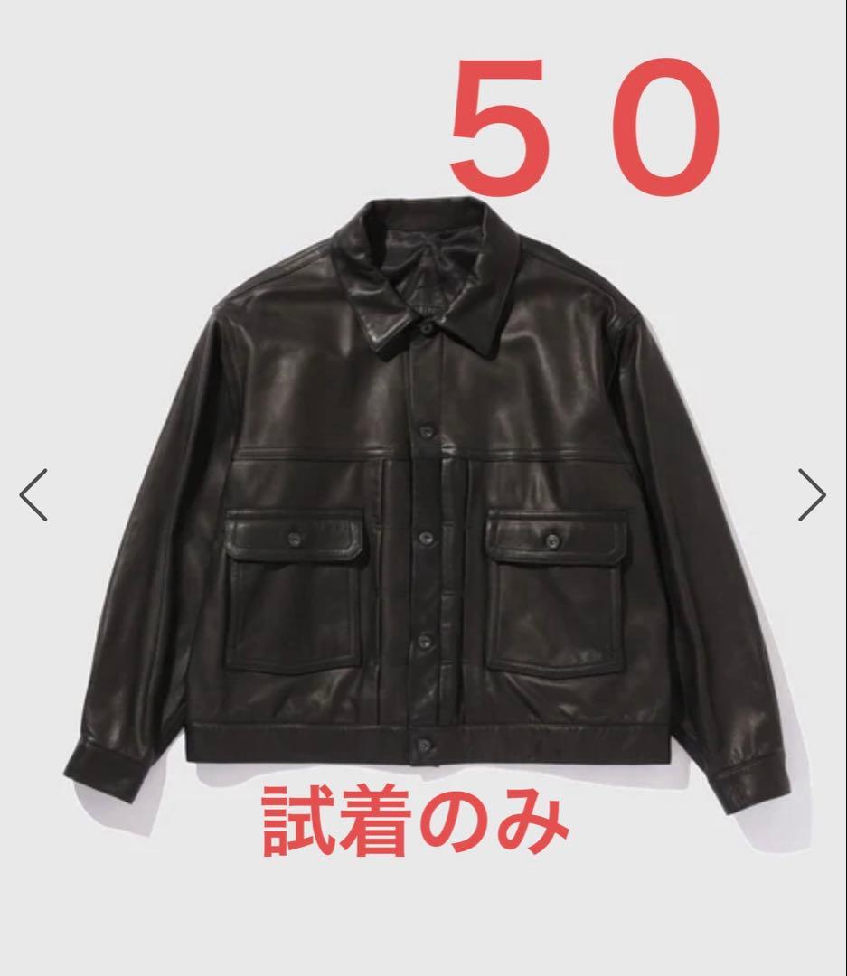 A LEATHER TRUCKER JACKET レザー ジャケット 50サイズ A LEATHER | JAPAN LEATHER JOURNAL