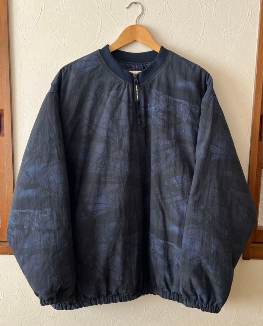 ジャケット・アウター S.F.C BASEBALL HALF ZIP Navy XL S.F.C FLEECE BASEBALL HALF ZIP JACKET - NAVY – STUDY SHOWROOM STORE