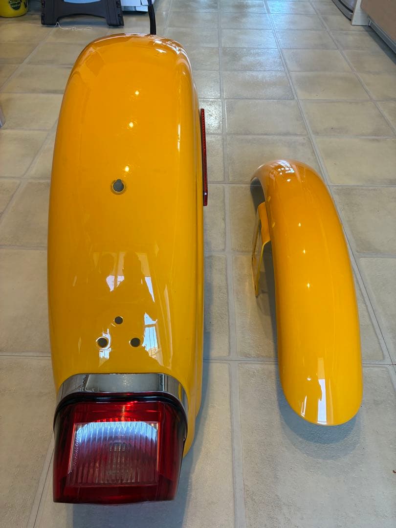 03年式XL1200S 純正前後フェンダー（イエロー） - メルカリ