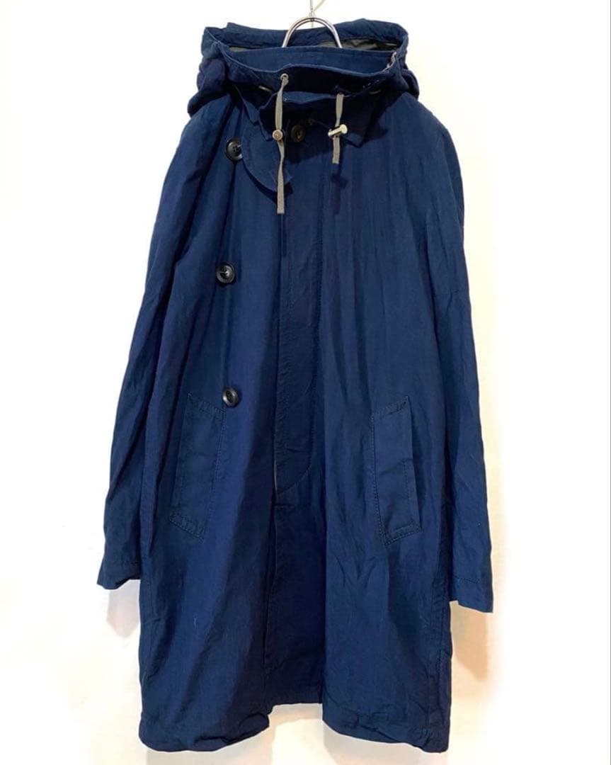 sacaiサカイ フードドッキング ステンカラーコート 16aw サイズ1 中古・古着通販】sacai (サカイ) MA-1ドッキングステンカラーコート