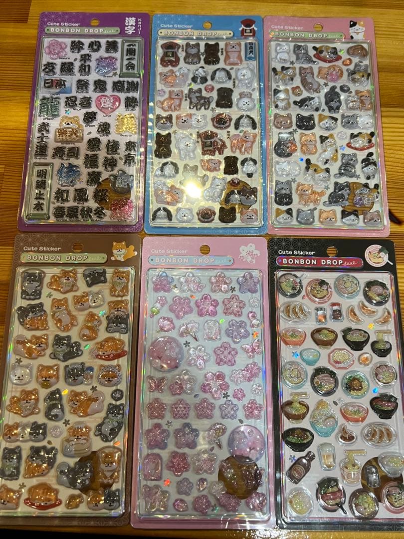 新柄　ボンボンドロップシール　6点セット　正規品 Group-961.png