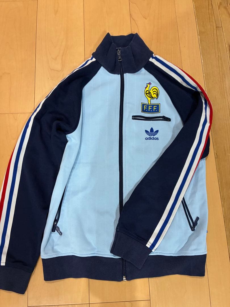 adidas オリジナルス　フランス代表 ジャージ 2004 France adidas Originals 1974 World Cup Track Jacket - 8/10 - (M)