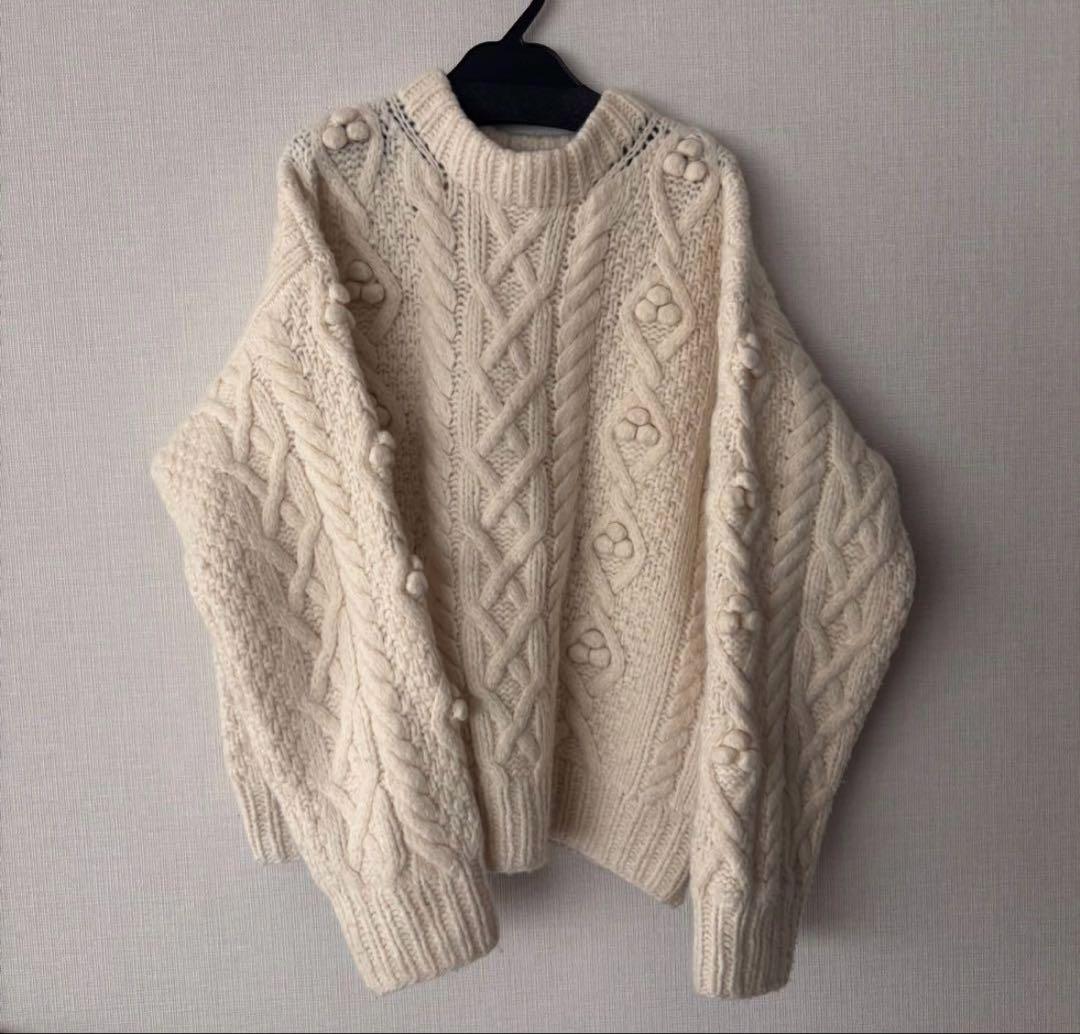 NKNIT bubble cable hand KNIT - メルカリ