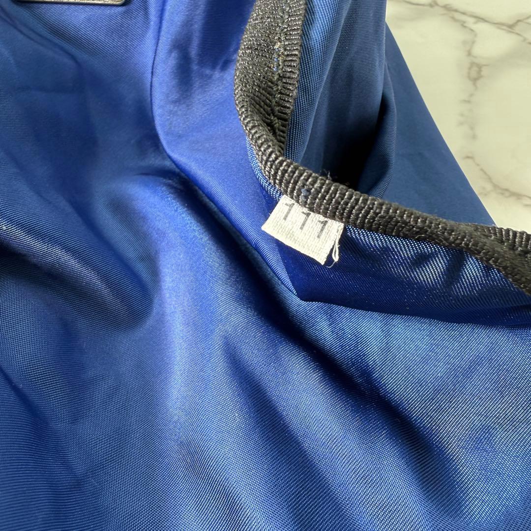 《入手困難》プラダ ボンサック ドラムバッグ サコッシュ 三角ロゴ ブルー 大型