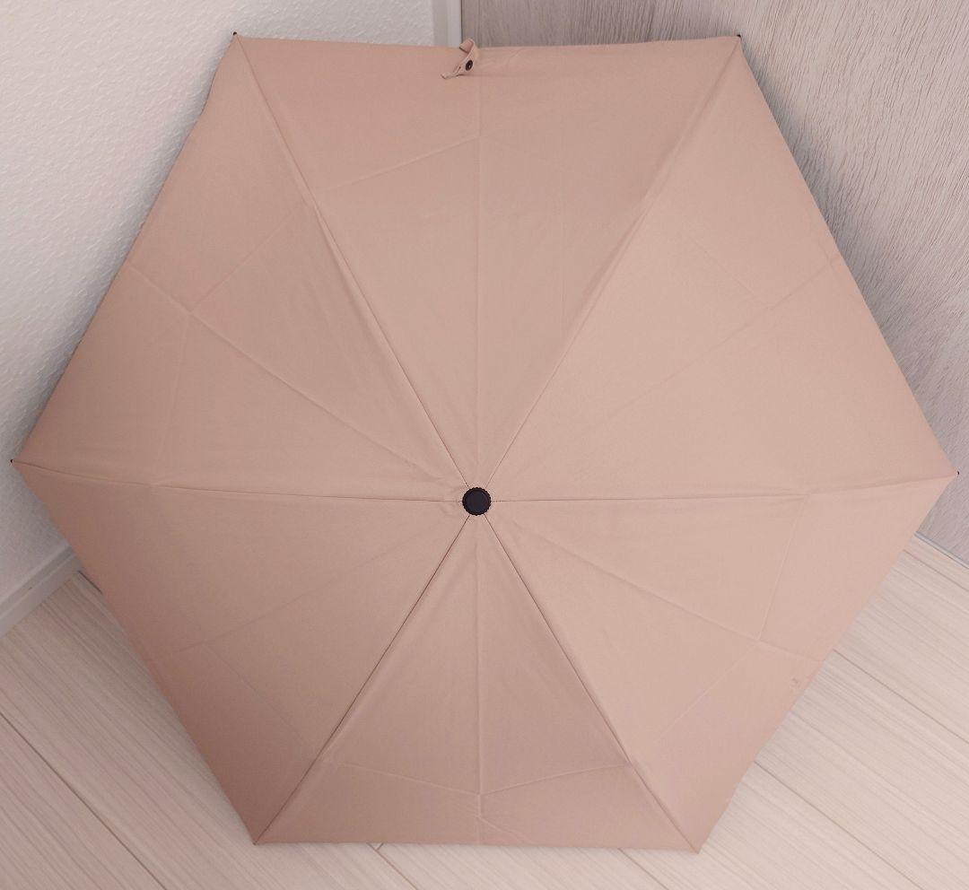 2段折 コンパクト日傘(無地/ピンク) pink trick（ピンクトリック） 日傘 晴雨兼用傘 完全遮光2段折傘