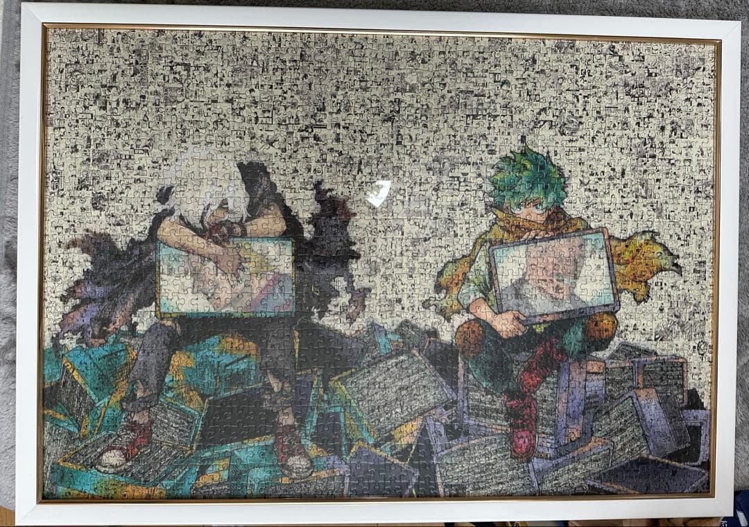 ヒロアカ モザイクアートパズル ヒロアカ展 完成品】ヒロアカ 原画展 モザイクアートパズル - メルカリ