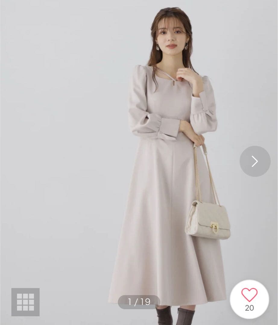 PROPORTION BODY DRESSINGデコルテストラップワンピースM - メルカリ