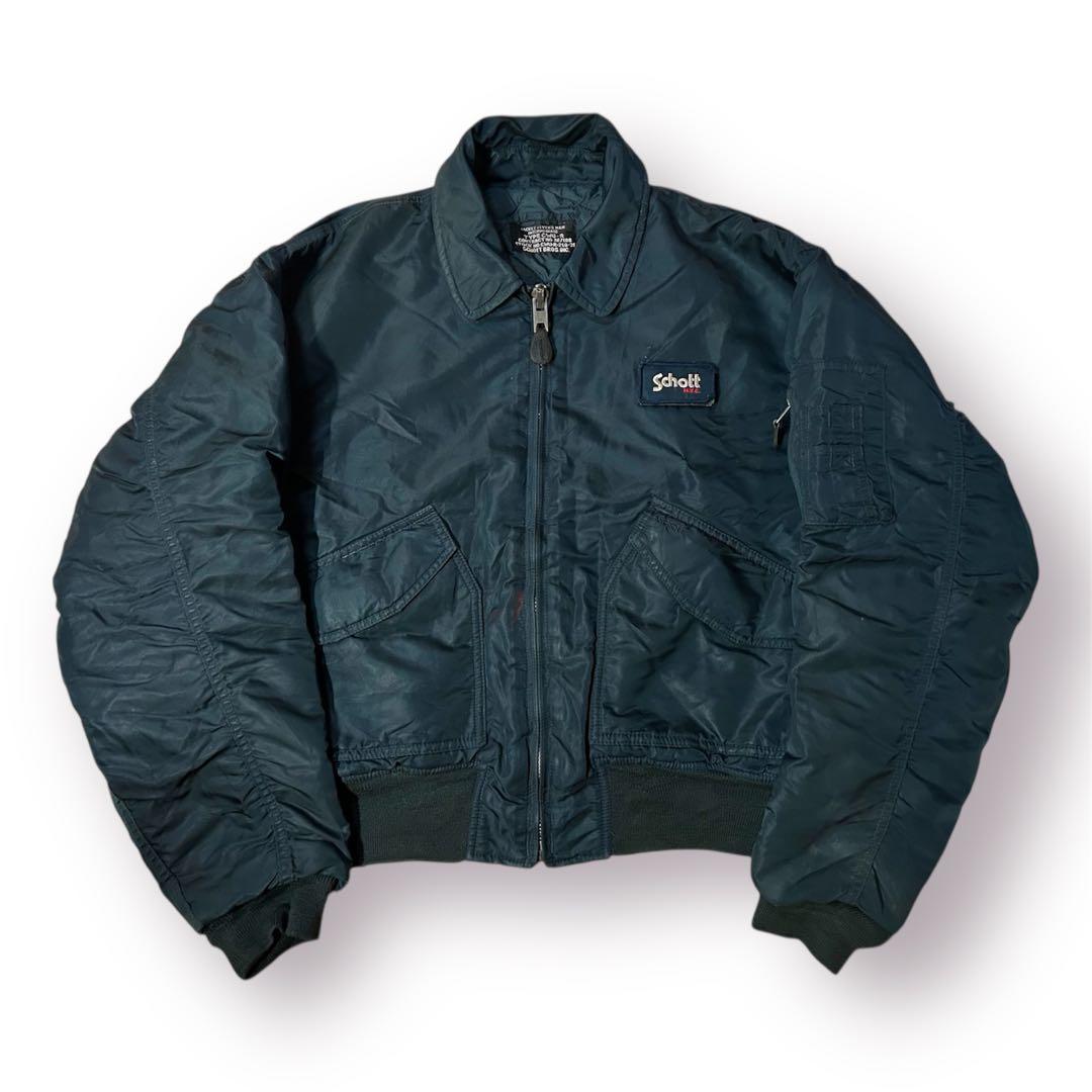 激レア田中シェン着Schott NYC flight jacket L Navy - メルカリ