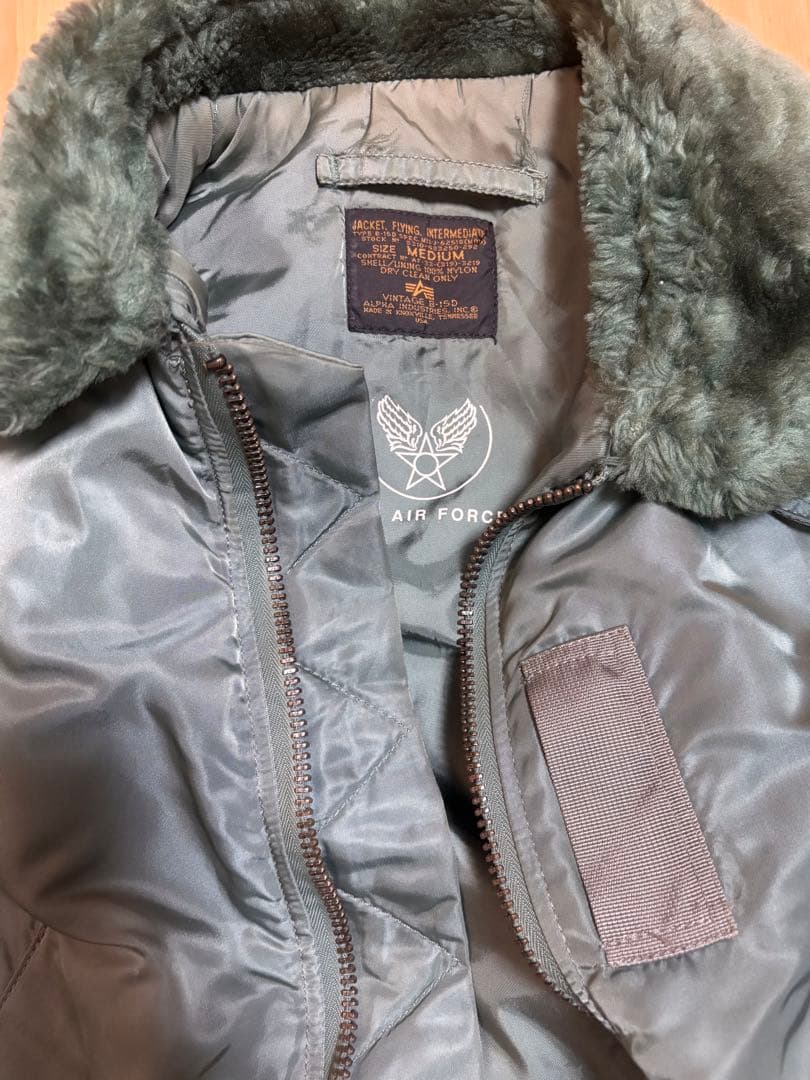 ALPHA INDUSTRIES B-15D 50s復刻 USA - メルカリ