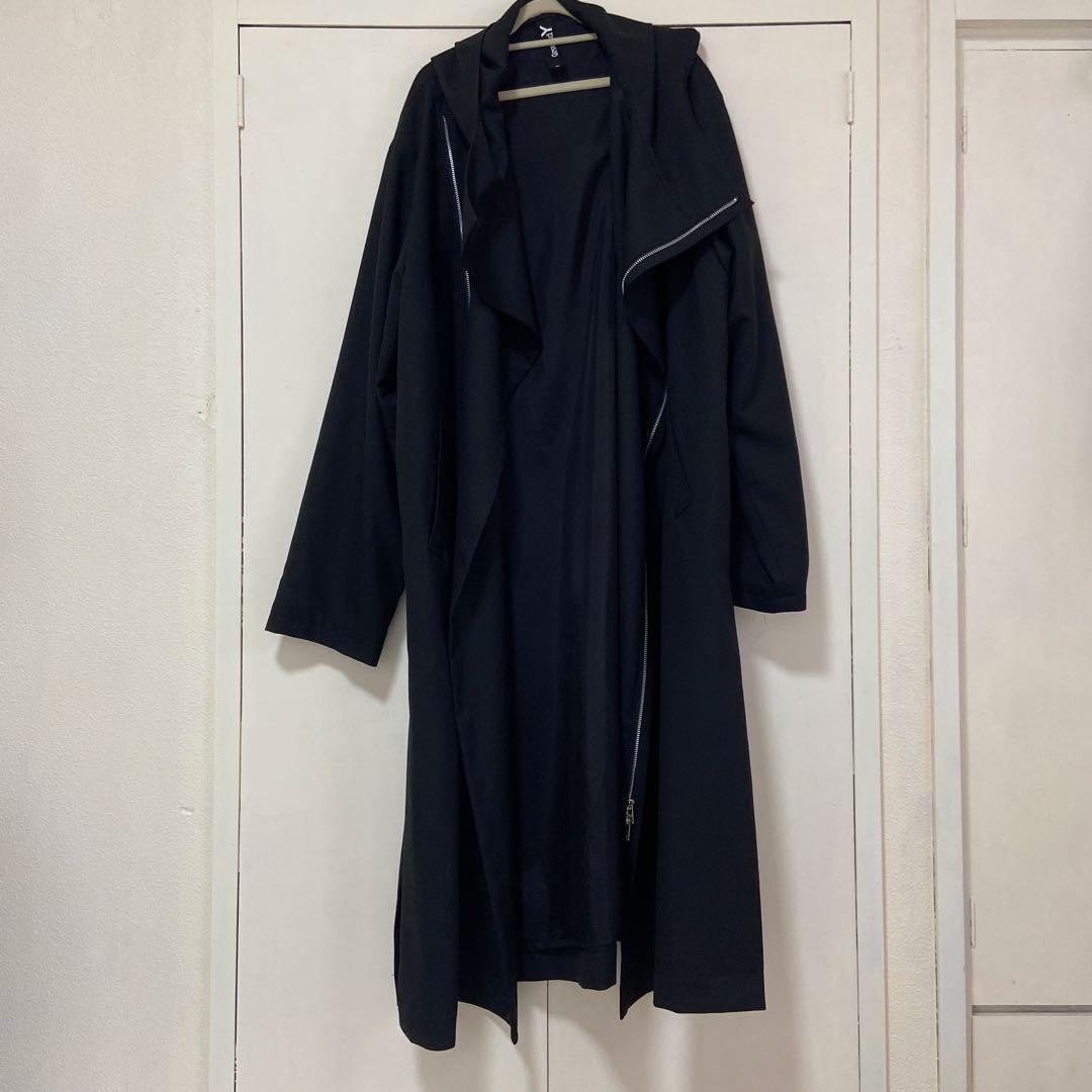 ground Y メンズ　コート Ground Y ウールギャバジンジッパーオーバーコート - Ka na ta,Yohji