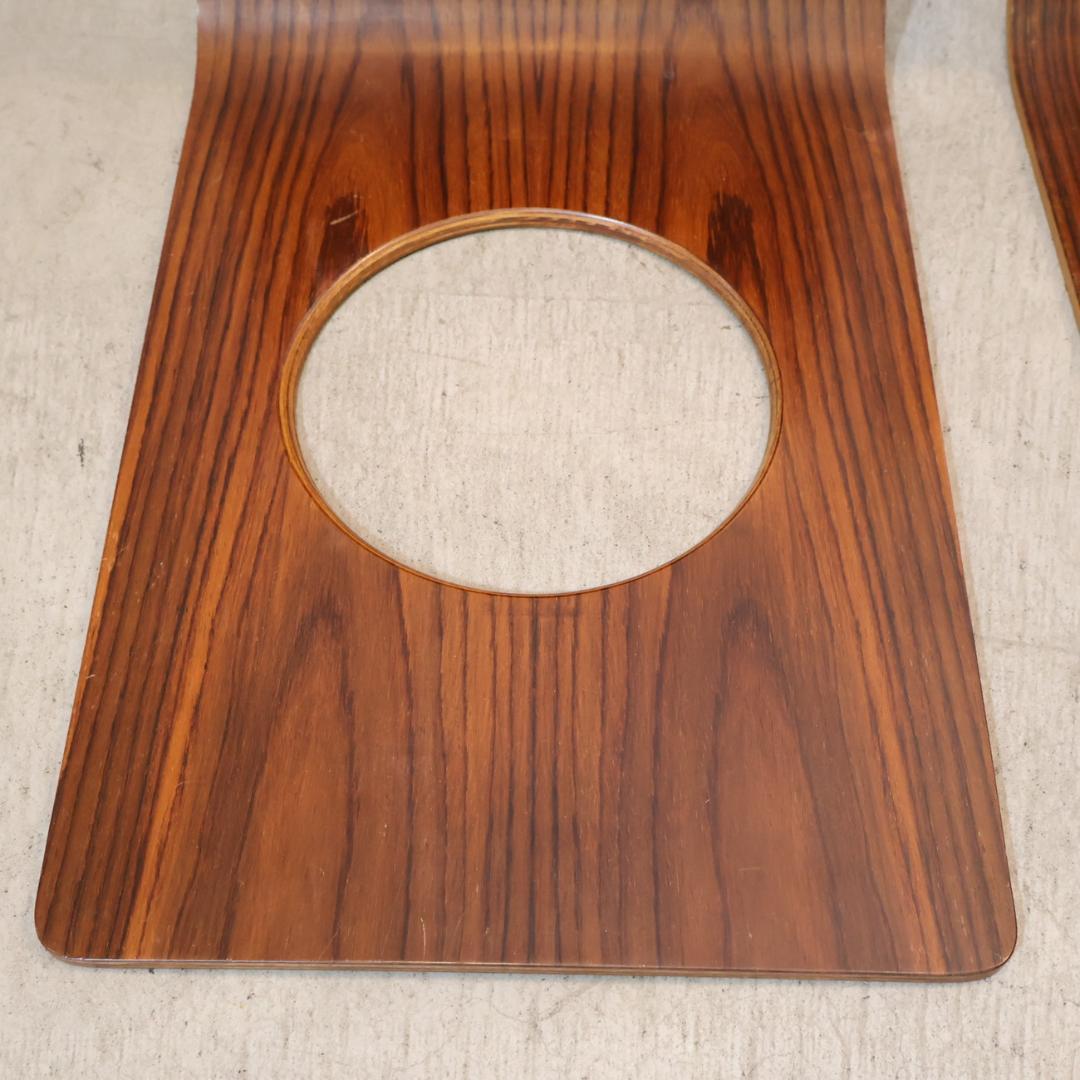 TENDO 天童木工 ローズウッド 曲げ木 座イス 2脚セット 藤森健次