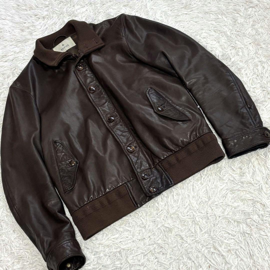 ✨美品✨EDIFICE エディフィス レザージャケット 羊革 ラムレザーML 楽天市場】【SALE／50%OFF】EDIFICE シープレザーライダース