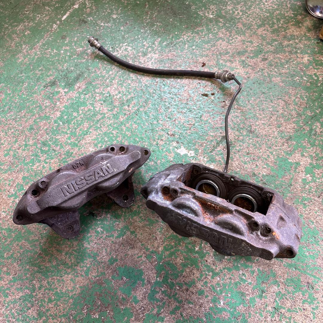 シルビアＳ１４Ｓ１５ ブレーキキャリパー 左右4POT シルビア S14 ターボ ブレンボ F50 4Pot キャリパーキット フロント