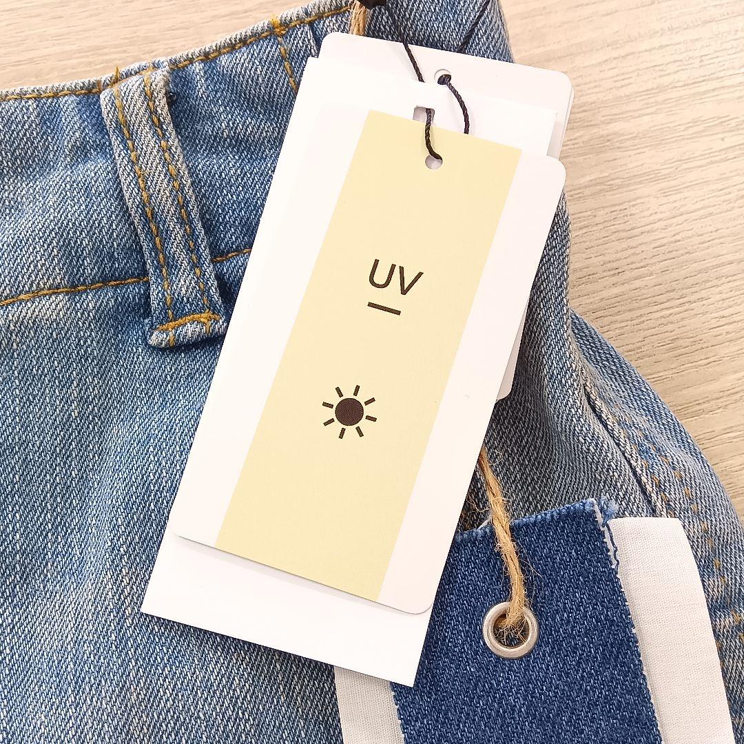 新品タグ付 シニカル デニム パンツ UVカット S〜Mサイズ Mal. - メルカリ