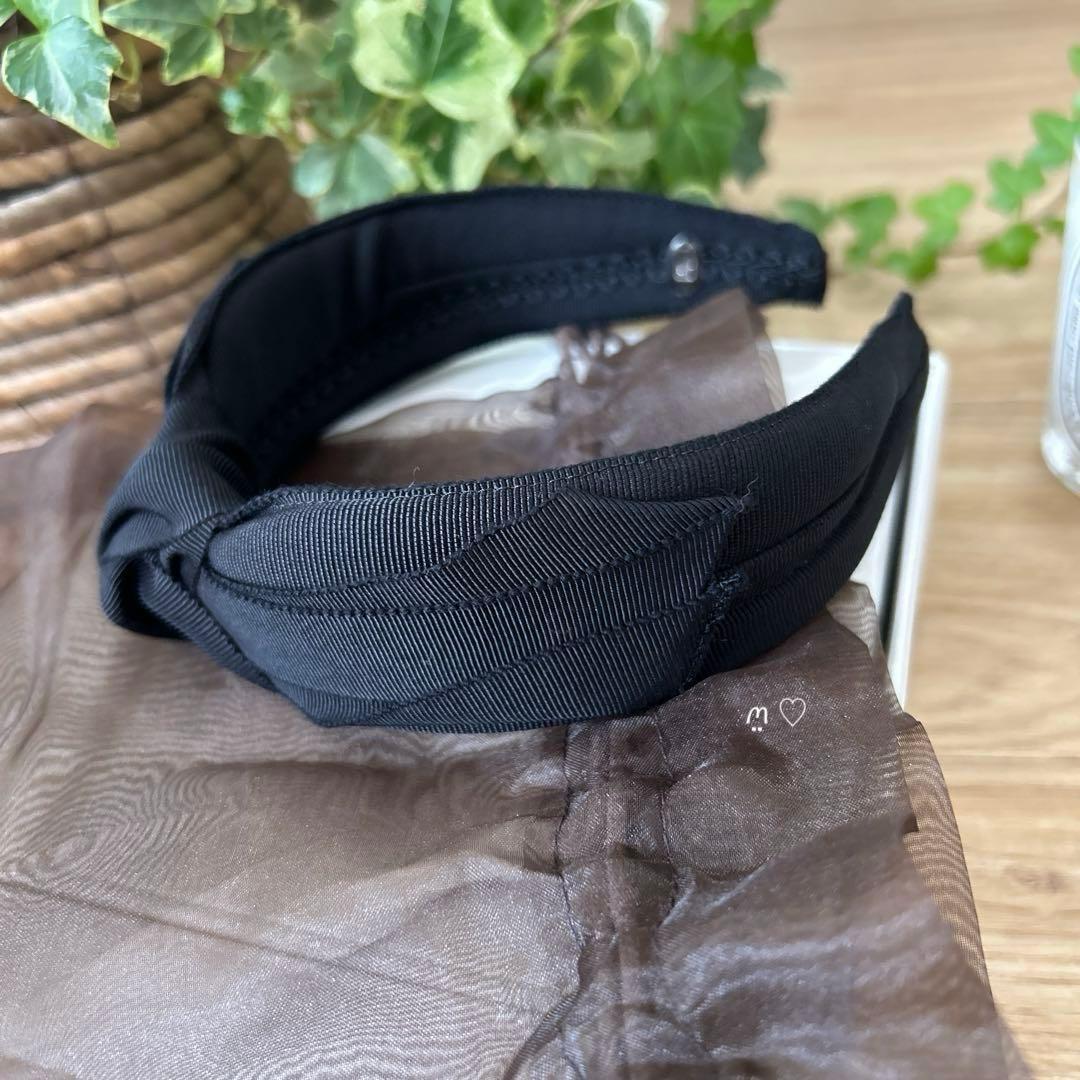 試着のみデイジーリン フォクシー ブラックリボンカチューシャ 現行品