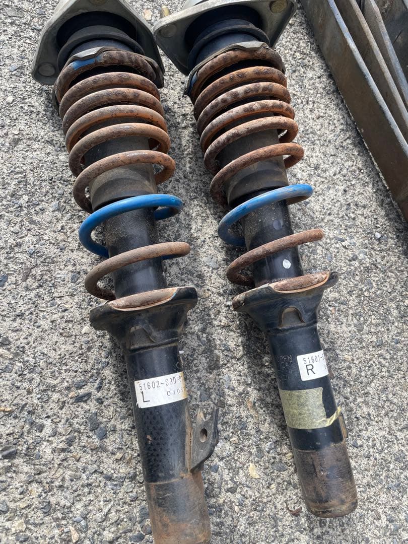 ☆HM系バモス HH系アクティ ダウンサス＆逆組リーフ