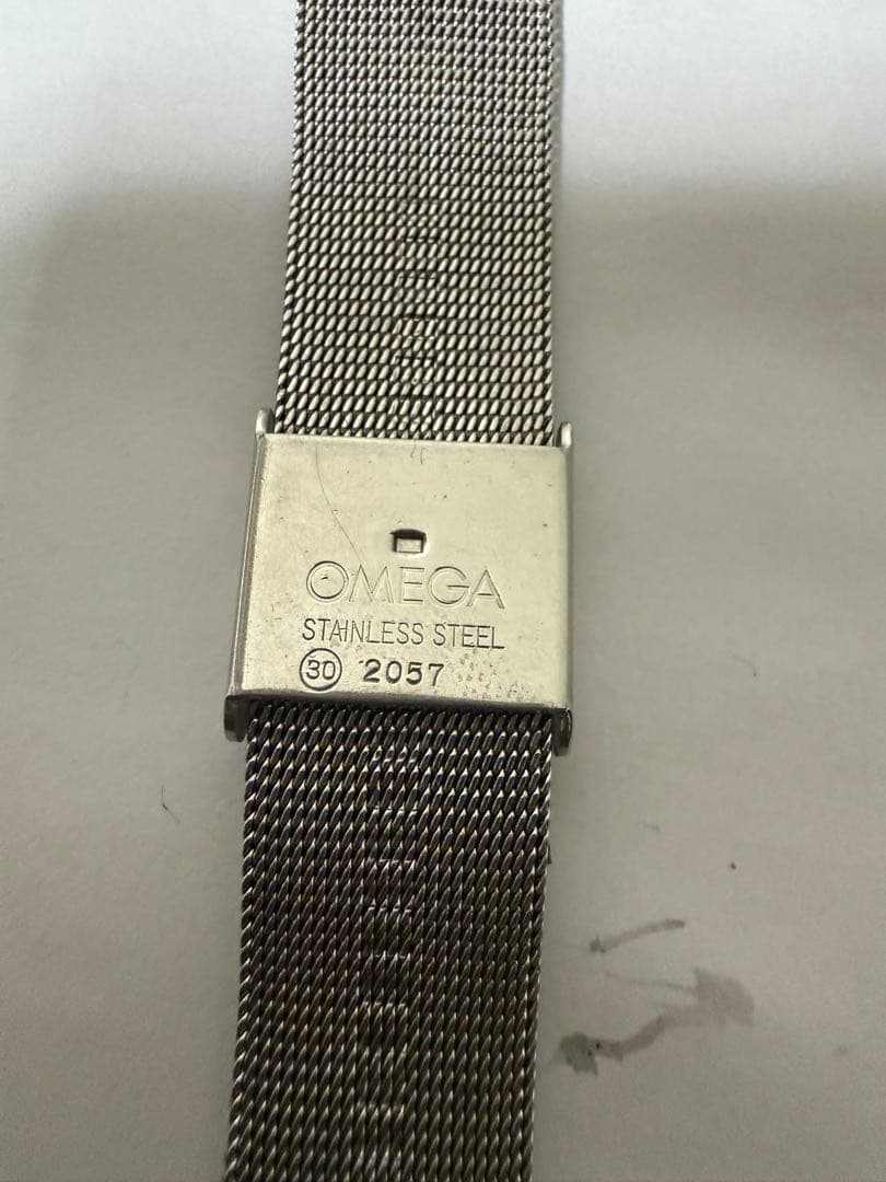 OMEGA ステンレススチール メッシュベルト - メルカリ