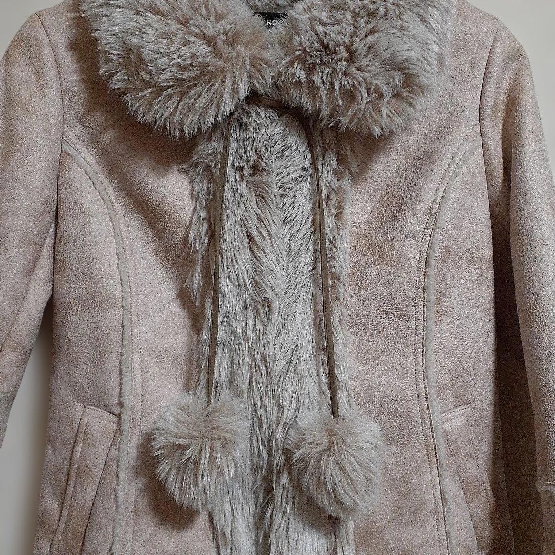 レストローズ LEST ROSE フェイクムートン コート