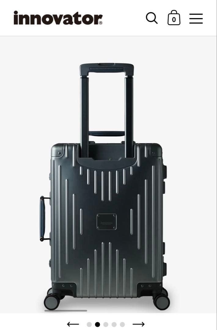 新品未使用】イノベーター アルミスーツケース36L 機内持ち込みサイズ