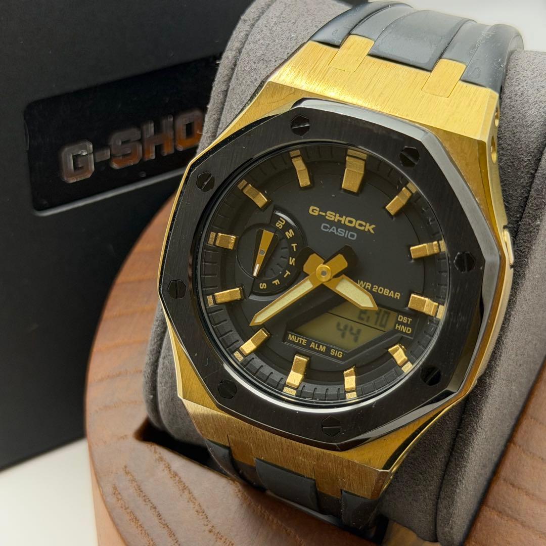 【希少】カシオ　G-SHOCK GA-2100TH デジタル　箱付き　ベタあり 八角形ベゼルの“G-SHOCK”フルメタルモデル | カシオ計算機株式会社の