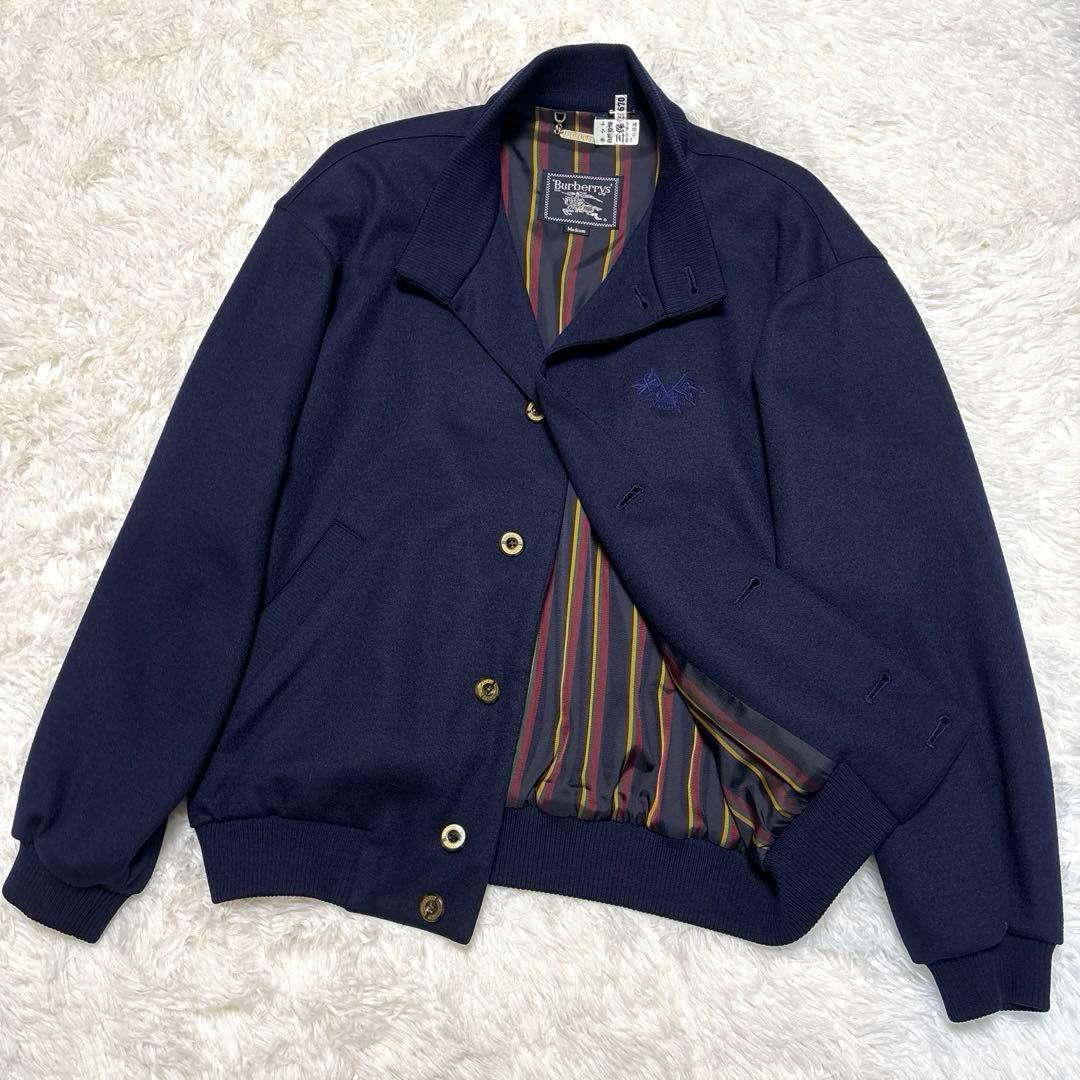 【希少品】Burberrys♡ジャケット♡コート♡チェック柄♡ハリントン♡M BURBERRY（バーバリー） Vintage Burberrys バーバリーズ 英国製 ノバ