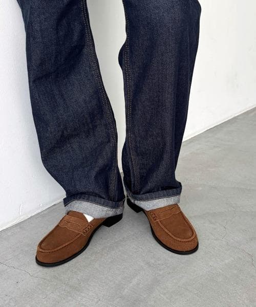 CANAL JEAN El mar ブラウン スエード ローファー - メルカリ