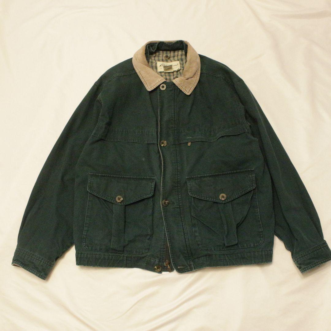 90s 白タグ Eddie Bauer ハンティングジャケット グリーン - メルカリ