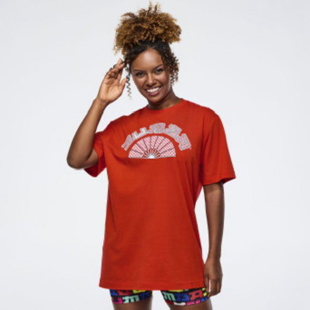 Zumba☆Eastern Flavor Tees レッド☆ズンバ - メルカリ