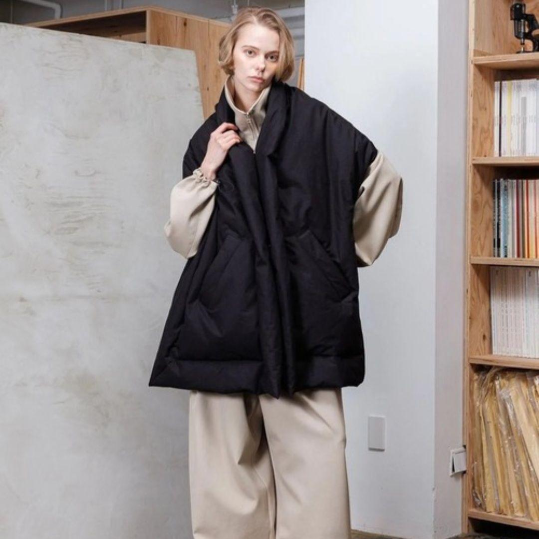 【VOAAOV】 KAWADA DOWN Big Stole -Cotton