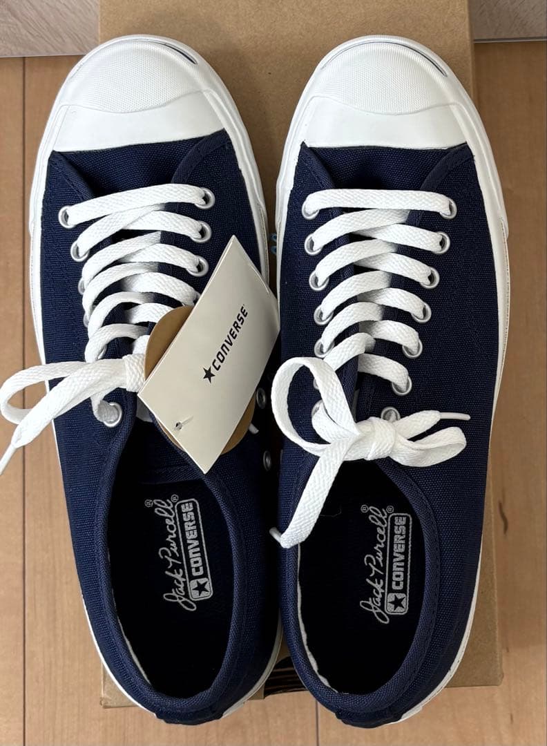 【新品未使用】コンバース ネイビー ジャックパーセル 27.0cm