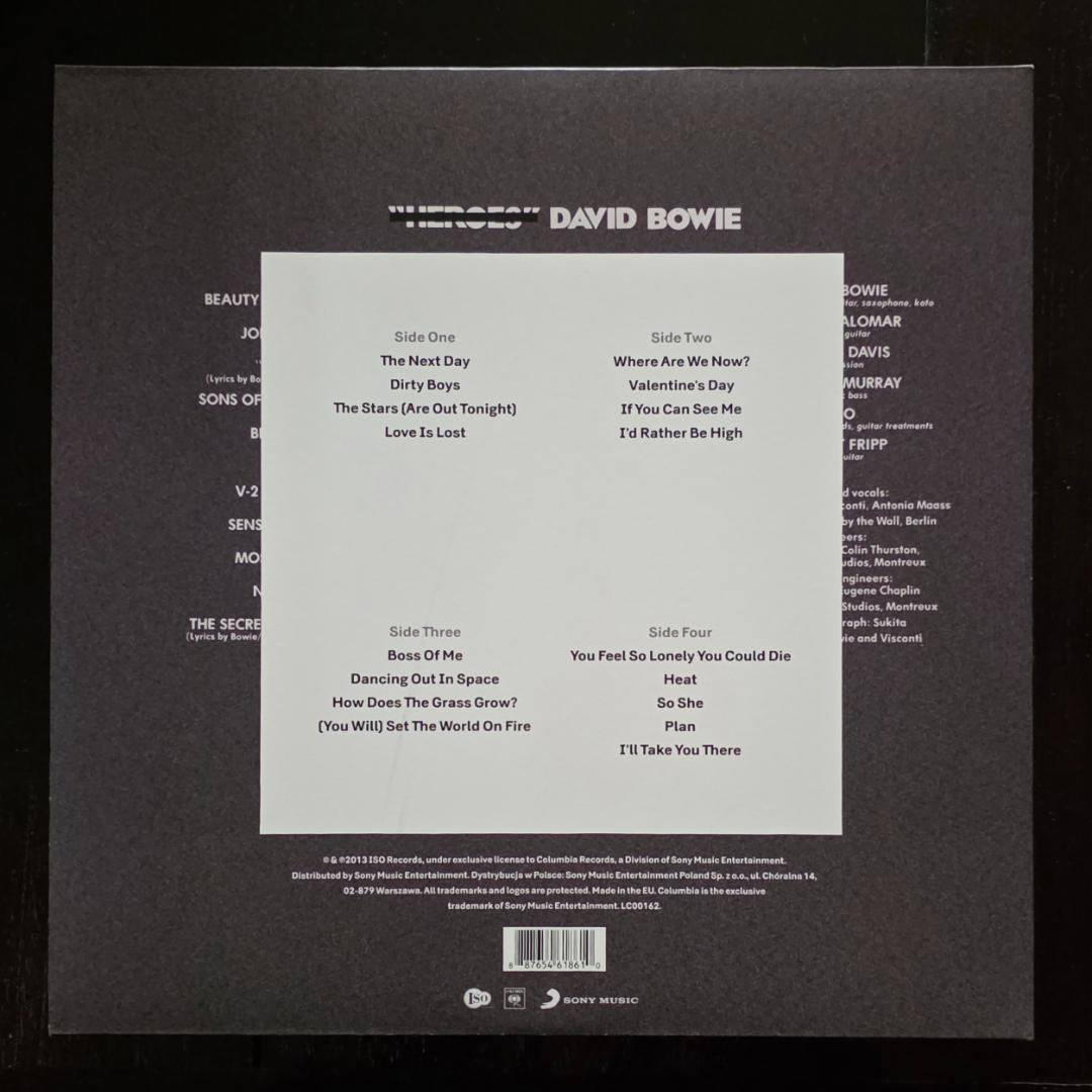 美品 デヴィッドボウイ 「The Next Day」 カラー2枚組LP - メルカリ
