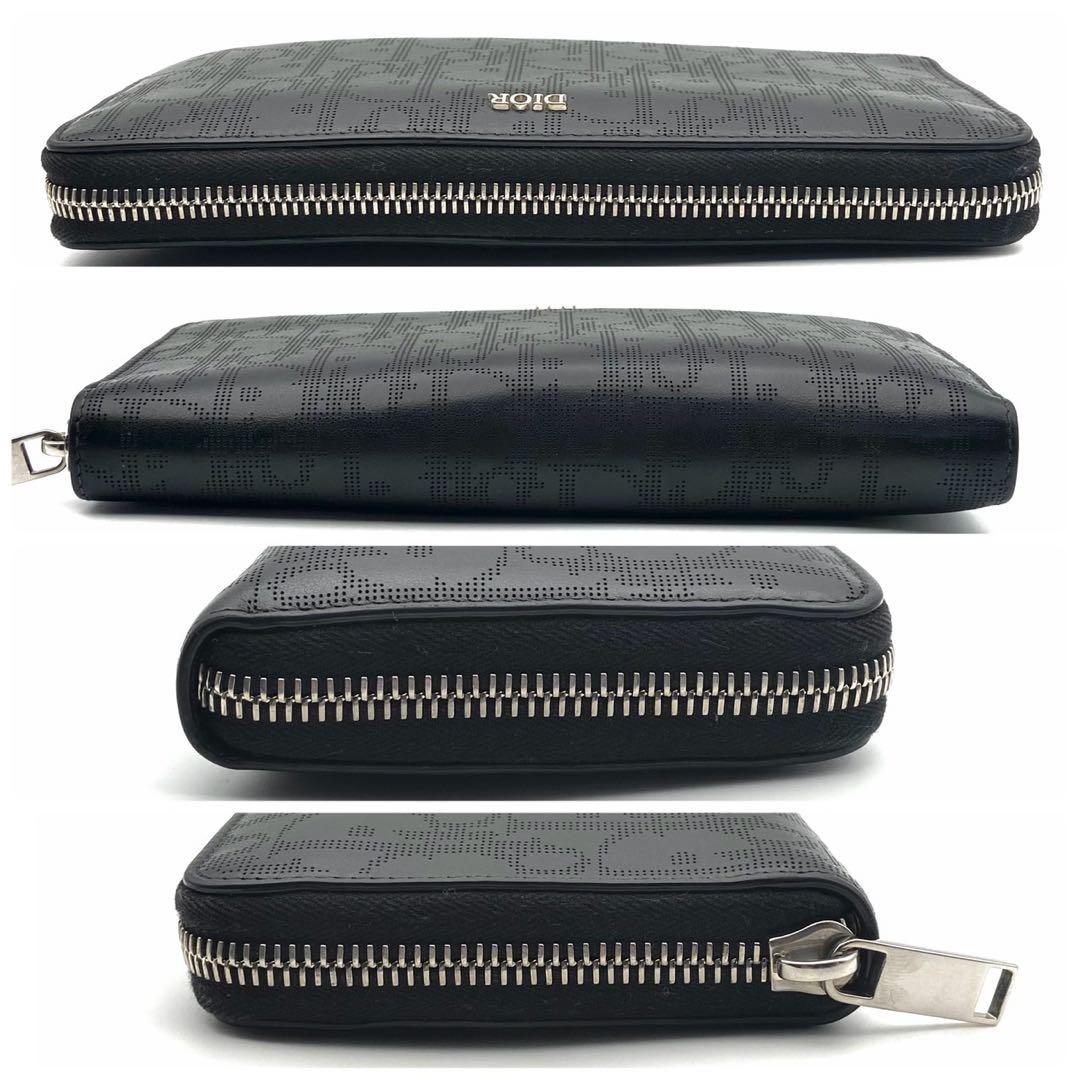 超極美品○ ディオール 長財布 ラウンドファスナー トロッター