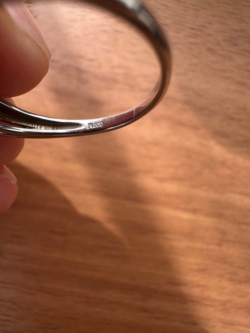 【レア！】マンダリンガーネット　1.20ct pt900 12号　鑑別書付