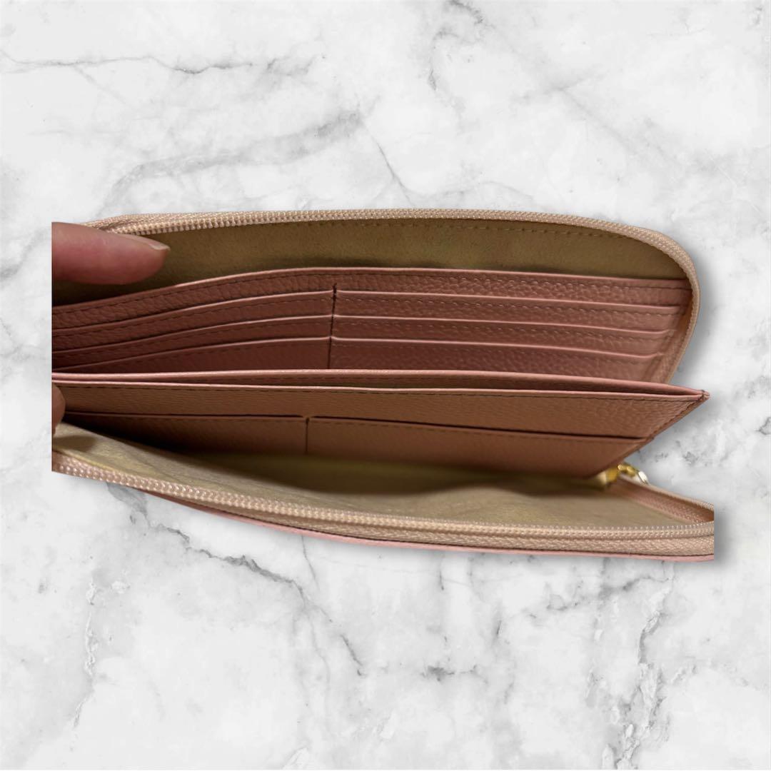 アタオ L字 長財布 クロコ ダスティピンク - メルカリ