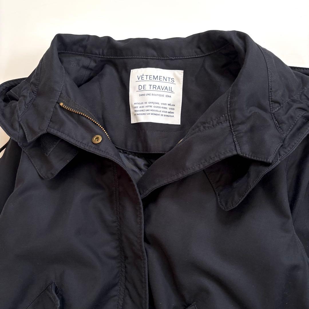 イエナ IENA C/TN テールモッズコート マウンテンパーカー ネイビー