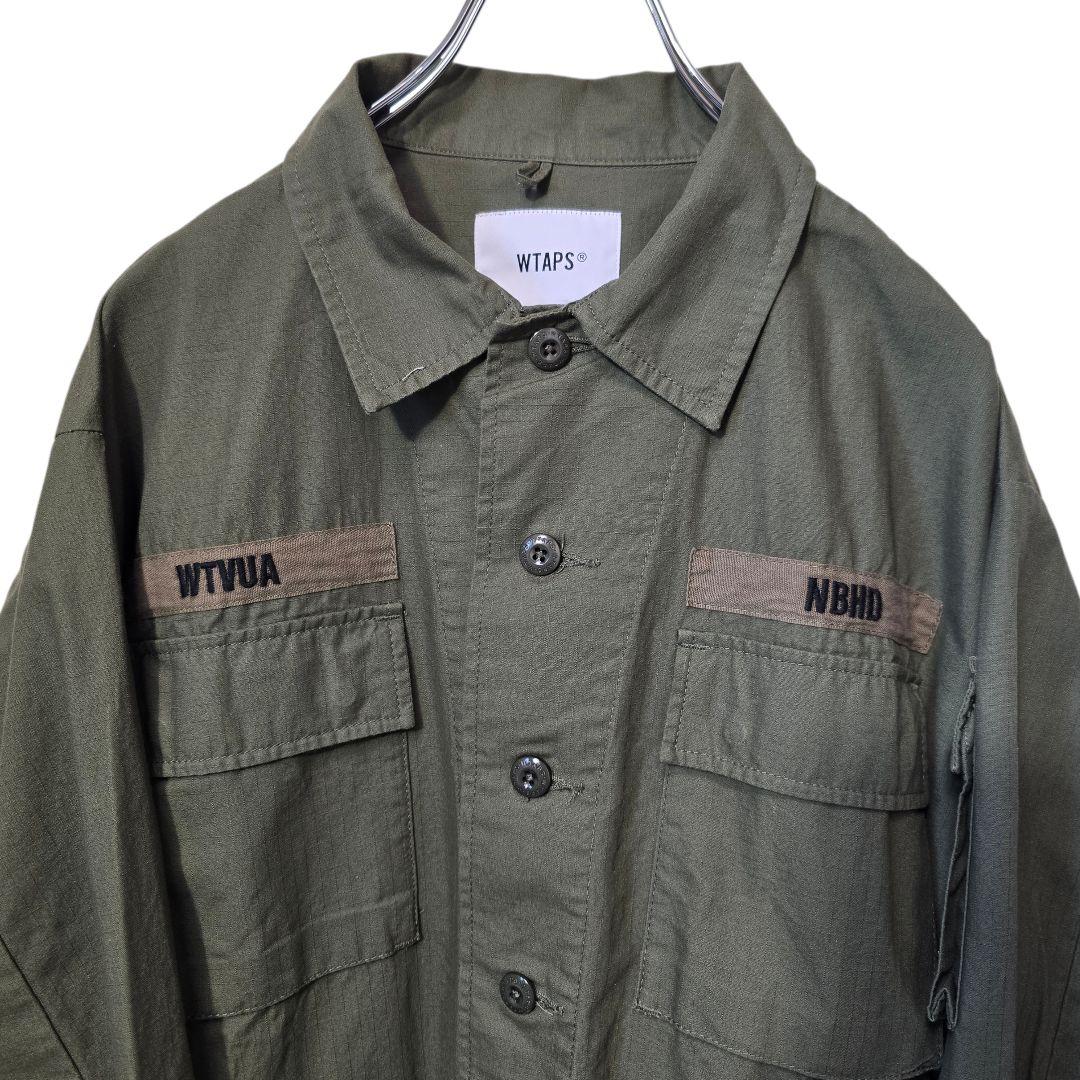 WTAPS × NEIGHBORHOOD ミリタリージャケット カーキ - メルカリ