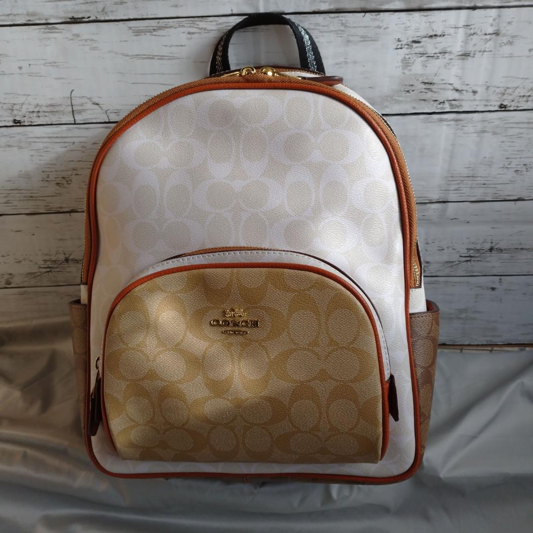 【新品未使用品】COACHリュックサック バックパック シグネチャー CA439 新品未使用 COACHリュックサック バックパック シグネチャー CA439