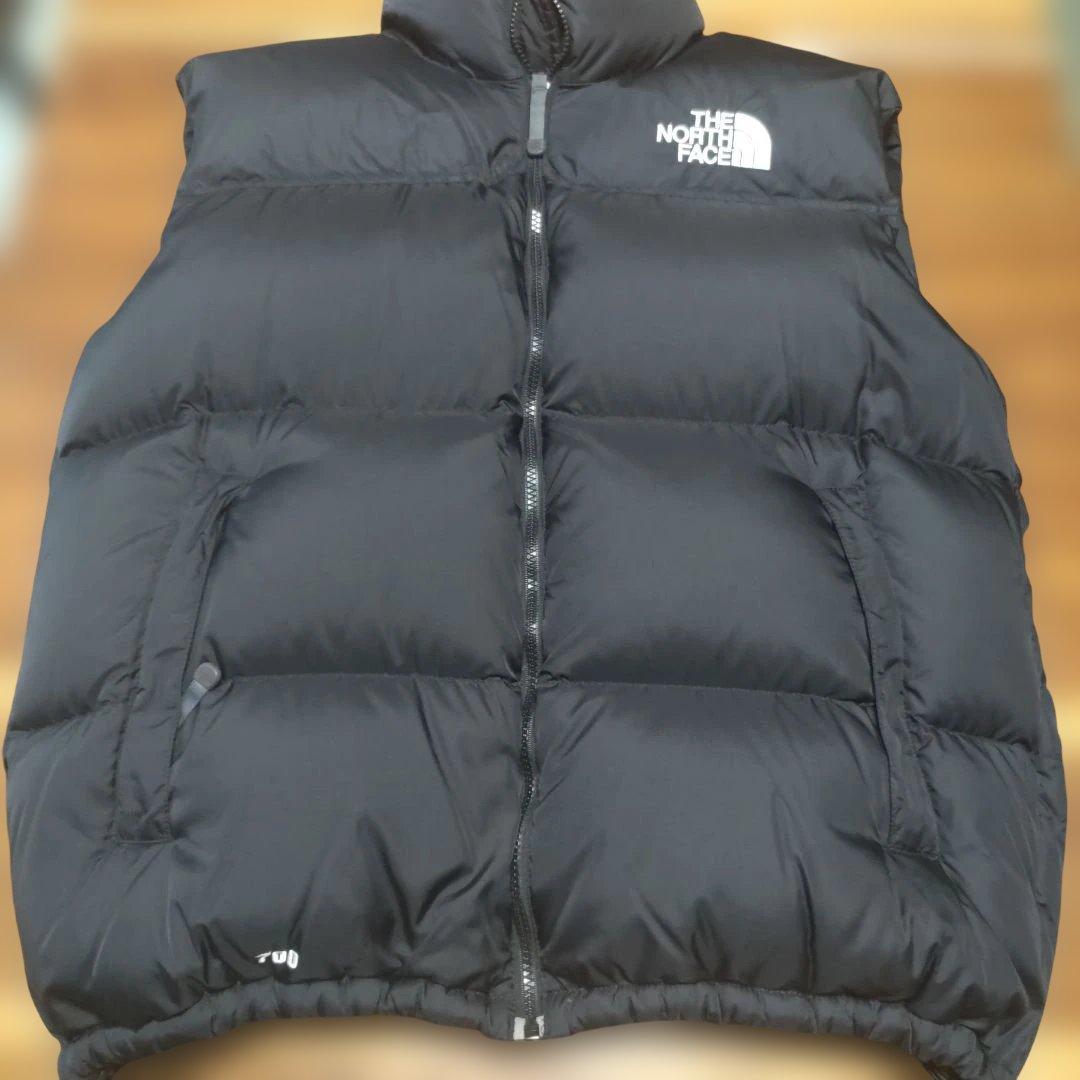 THE NORTH FACE ブラック ダウンベスト XLヌプシ700暖か THE NORTH FACE (ザ ノースフェイス) ダウンベスト ヌプシベスト