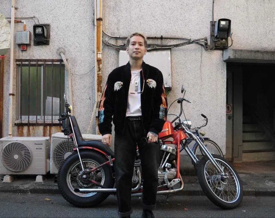 90's Harley-Davidson ベロアジャケット 別珍 - メルカリ