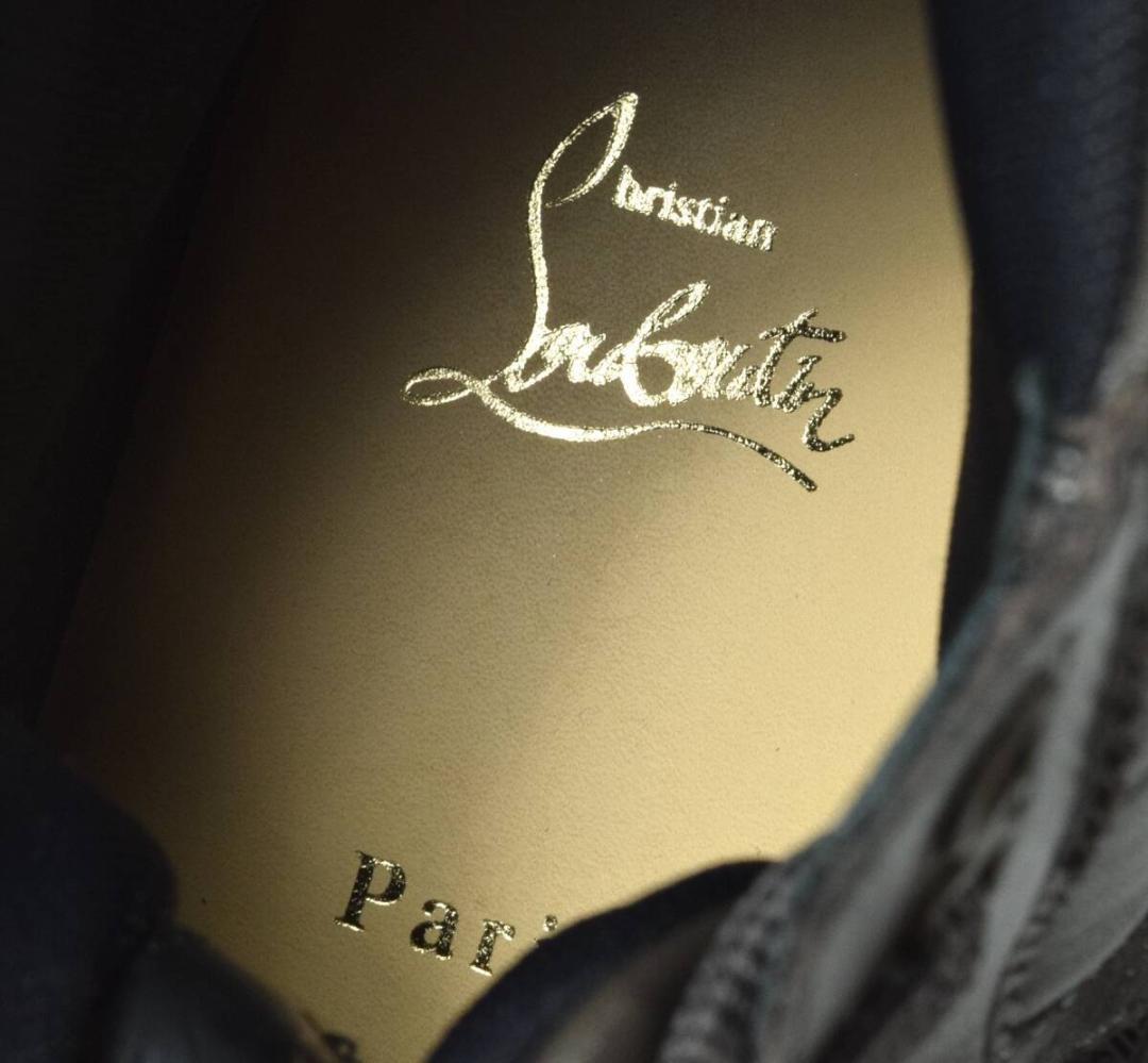 未使用 クリスチャンルブタン TOP RUI レザースニーカー 42 (27