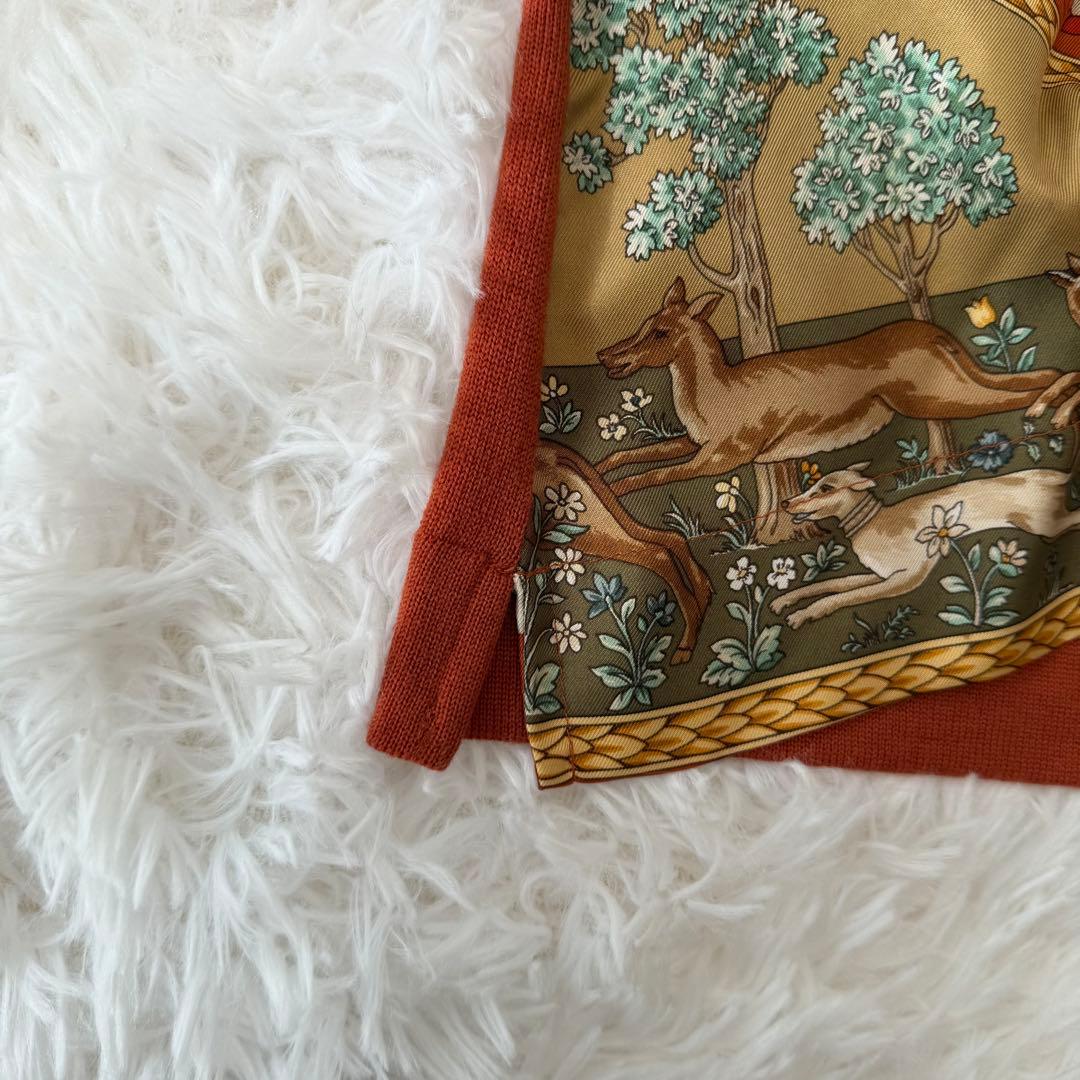 ETRO ミラノ スカーフ柄 ウールトップス シルク 長袖 重ね襟 - メルカリ