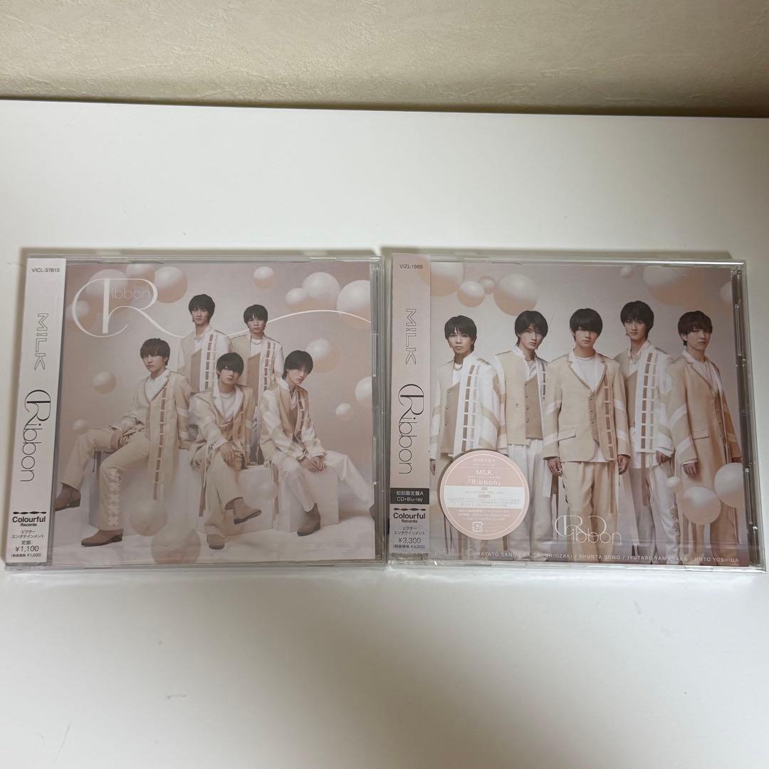 M!LK CD シングル Ribbon 初回盤A 通常盤 セット Amazon.co.jp: Ribbon (初回限定盤A CD+Blu-ray): ミュージック