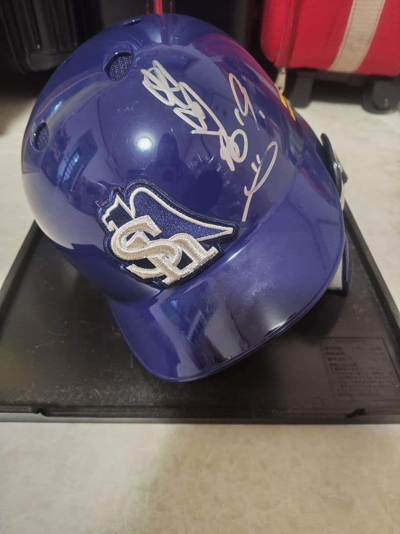 NSX ソフトバンクホークス　甲斐拓也選手 　バッター用ヘルメット本人使用 ソフトバンクホークス 甲斐拓也実選手 実使用 キャッチャーヘルメット