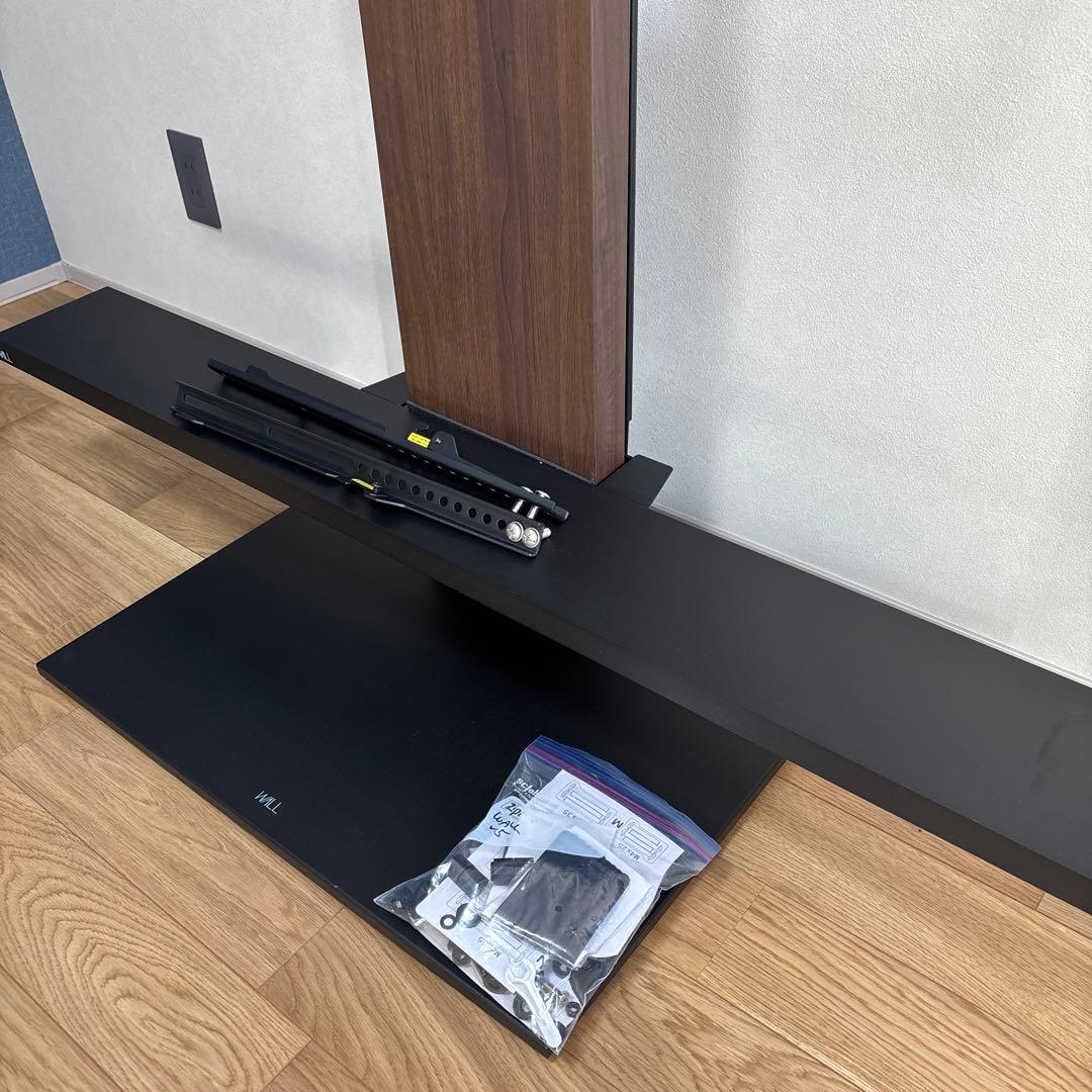 WALL TVスタンドV2/V3/V5対応 サウンドバー棚板L 118センチ WALLインテリアテレビスタンドV2・V3・V5対応 サウンドバー棚板 L