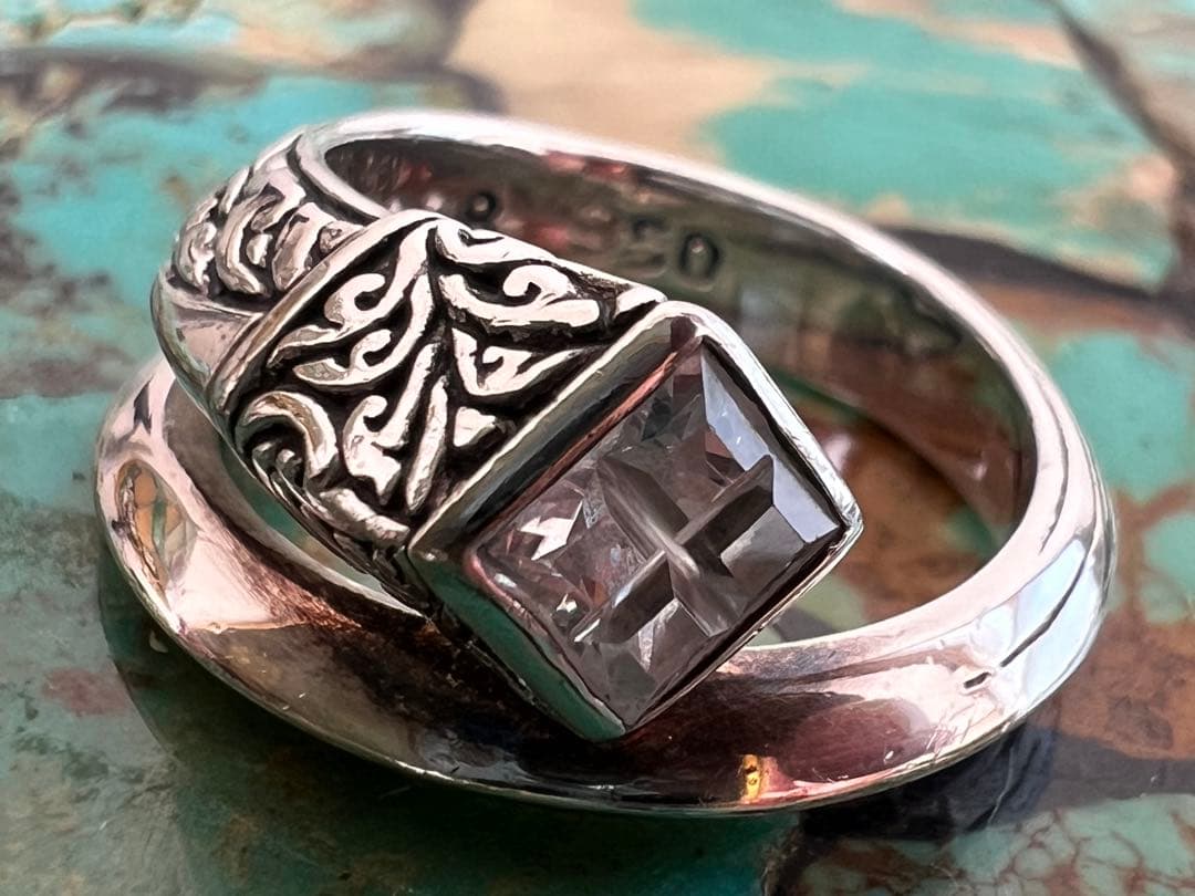 zocalo silver950×ジルコニアリング zocalo silver950×ジルコニアリング